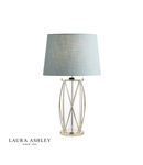 Veioza Laura Ashley Beckworth Large Table Lamp Polished Nickel Glass Base Only