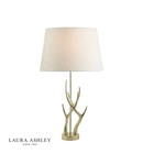 Veioza Laura Ashley Mulroy Antler Table Lamp Champagne Base Only