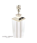 Veioza Laura Ashley Carson Large Table Lamp Polished Nickel & Crystal Base Only