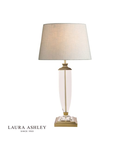 Veioza Laura Ashley Carson Large Table Lamp Antique Brass & Crystal Base Only