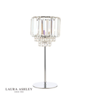 Veioza Laura Ashley Vienna Table Lamp Crystal & Polished Chrome
