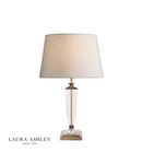 Veioza Laura Ashley Carson Medium Table Lamp Antique Brass & Crystal Base Only