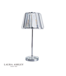 Veioza Laura Ashley - Capri Large Table Lamp Polished Chrome with Crystal Glass Shade