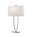 Veioza Utara Table Lamp Polished Chrome With Shade