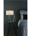 Veioza Utara Table Lamp Polished Chrome With Shade