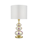 Veioza Kiandra Table Lamp Iridescent Glass With Shade