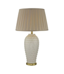 Veioza Dayna Table Lamp Cream & Brushed Gold Base Only