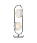 Veioza Axelia 2 Light Table Lamp Polished Chrome LED