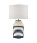 Veioza Zabe Table Lamp White & Blue With Shade