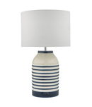 Veioza Zabe Table Lamp White & Blue With Shade