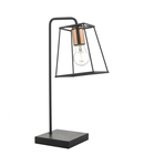 Veioza Tower Table Lamp Black & Copper