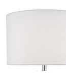 Veioza Zachary Round Table Lamp White With Shade