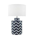 Veioza Caelan Table Lamp Blue & White Base Only