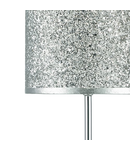 Veioza Bistro Touch Table Lamp Polished Chrome With Silver Shade