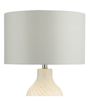 Veioza Cibana Table Lamp Dual Source White Glass With Shade