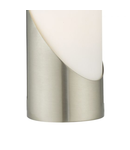 Veioza Faris Touch Table Lamp Satin Nickel Opal Glass