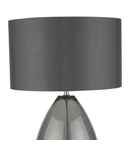 Veioza Rain Table Lamp Smoked Glass With Shade