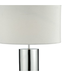 Veioza Ingleby Table Lamp Polished Chrome And Brushed Chrome With Shade