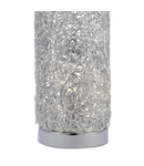 Veioza Wyre Touch Table Lamp Spun Aluminium & Polished Chrome