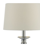 Veioza Iffley Touch Table Lamp Polished Chrome Twist Cage Base With Shade - Small