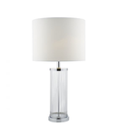 Veioza Olalla Table Lamp Polished Chrome Clear Glass With Shade