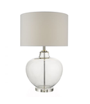 Veioza Moffat Table Lamp Glass Polished Chrome Base Only