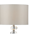 Veioza Oleana Table Lamp Polished Chrome Crystal With Shade