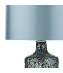 Veioza Guru Table Lamp Blue Mosaic Dual Source With Shade