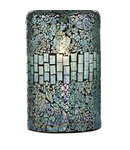 Veioza Guru Table Lamp Blue Mosaic Dual Source With Shade