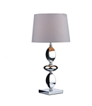 Veioza Wickford Table Lamp Polished Chrome With Shade