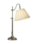 Veioza Suffolk Rise & Fall Table Lamp Antique Brass With Shade