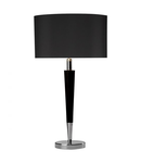 Veioza Viking Table Lamp Polished Chrome Black With Shade