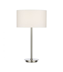 Veioza Tuscan Table Lamp Satin Chrome Base Only