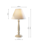 Veioza Regal Small Table Lamp Cream With Shade (Multipack)