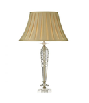 Veioza Nell Table Lamp Antique Brass Glass With Shade