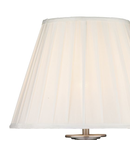 Veioza Siam Table Lamp Satin Chrome With Shade (Multipack)