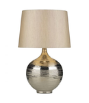 Veioza Gustav Large Table Lamp Silver With Shade