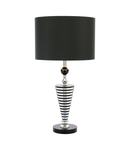 Veioza Hudson Table Lamp Black/Clear Crystal With Shade