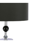 Veioza Hudson Table Lamp Black/Clear Crystal With Shade