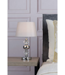 Veioza Edith Touch Table Lamp Polished Chrome with Shade