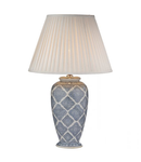 Veioza Ely Table Lamp Blue/White Base Only