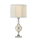 Veioza Elsa Table Lamp Polished Chrome Silver Mosaic With Shade