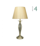 Veioza Bybliss Table Lamp Antique Brass With Shade (Multipack)