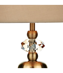 Veioza Edith Touch Table Lamp Antique Brass complete with Shade