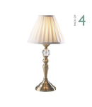 Veioza Beau Touch Table Lamp Antique Brass With Shade (Multipack)