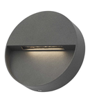 Aplica Ugo Outdoor Wall Light Round Eyelid Anthracite IP65 LED