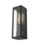 Aplica Taryn Outdoor Wall Light Matt Grey Glass IP65