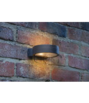 Aplica Reon Outdoor Wall Light Matt Grey Glass IP65 LED