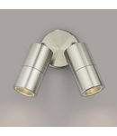 Aplica Ortega Outdoor 2 Light Wall Spotlight Aluminium IP65