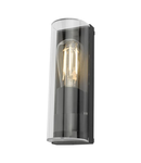 Aplica Quenby Outdoor Wall Light Matt Grey Acrylic IP65